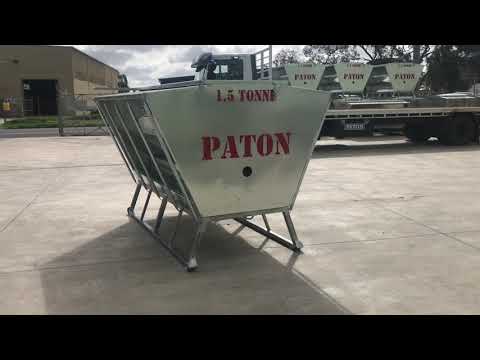 Paton’s 1.5 Tonne Weaner Cattle Feeder