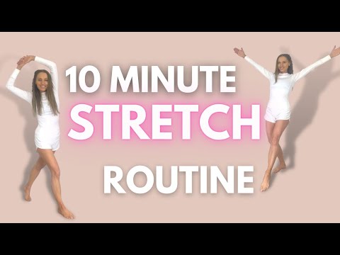 At Home 10 Minute Stretch Routine - All Standing Moves to help improve your Flexibility and Mobility