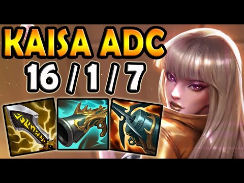 Kaisa vs Jhin [ TRIPLE KILL ] ADC - NA Master Patch 11.5 ✅