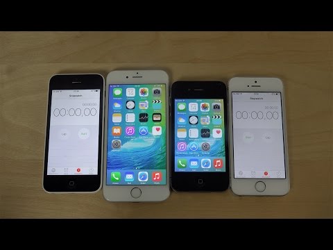 iPhone 6 iOS 9 Beta vs. iPhone 4S iOS 9 Beta Big Game App Download Speed Test! Which Is Faster?