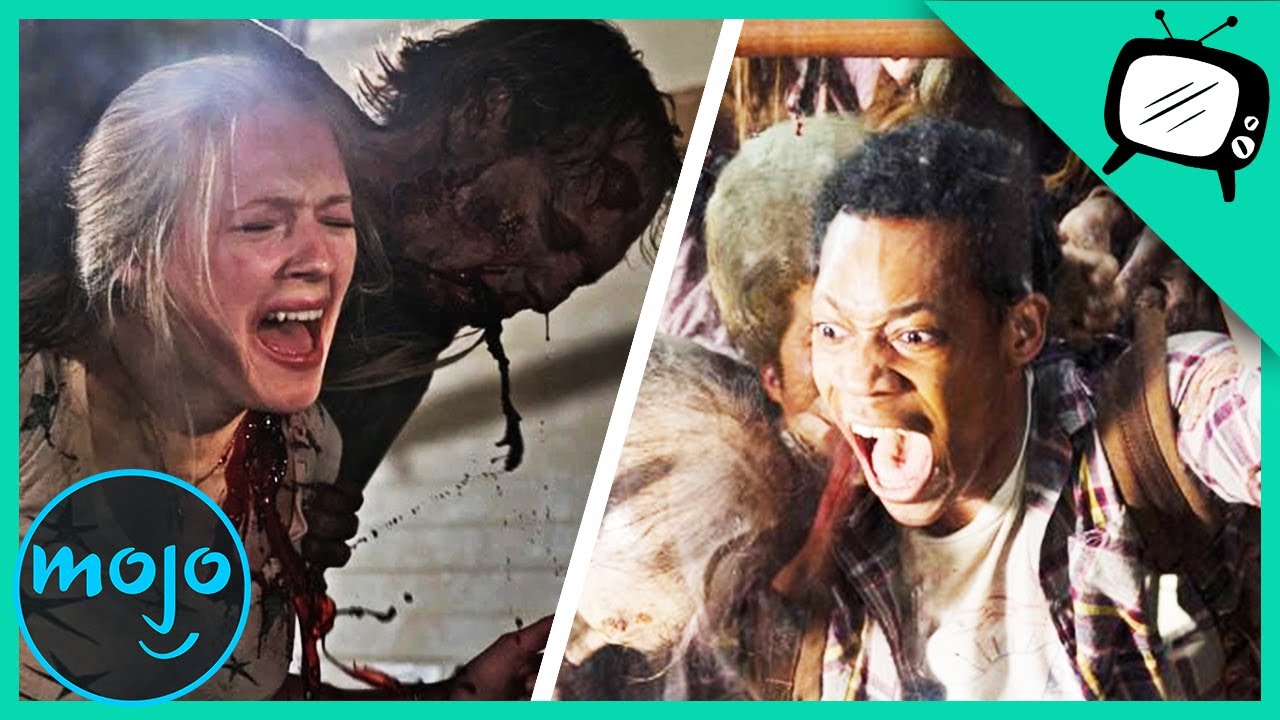 ¡Top 20 Muertes más GROTESCAS de Zombies en The Walking Dead!