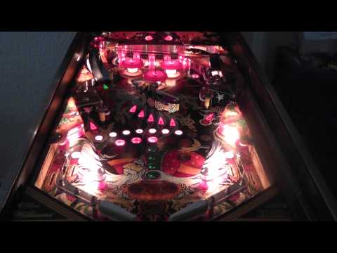 Flipper Williams Sorcerer Pinball probespiel nach der Generalüberholung