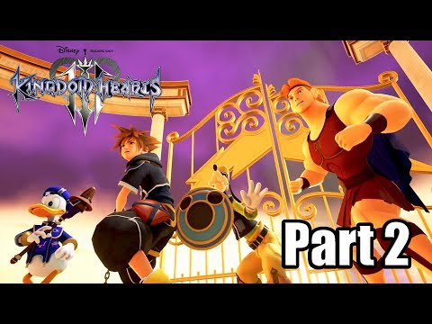 Kingdom Hearts 3 [PS4 PRO] English Walkthrough Part 2 - Olympus (No Commentary)