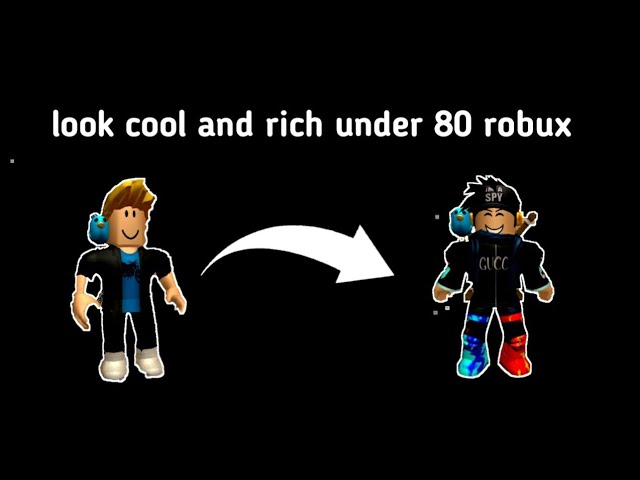 How To Get Free 80 Robux - how to look cool on roblox without robux youtube roblox