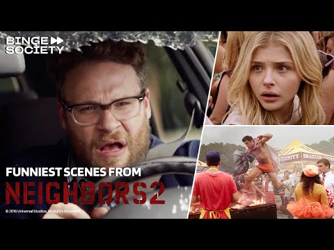 FUNNIEST SCENES: Neighbors 2: Sorority Rising (2016)