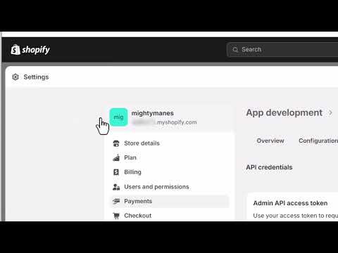 Adding a Shopify Store
