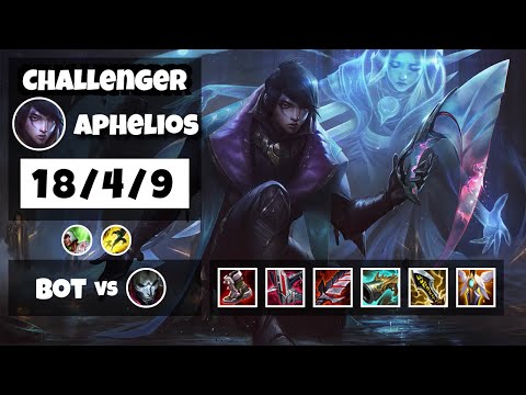 Aphelios vs Jhin BR Challenger BOT (18/4/9) - v11.16