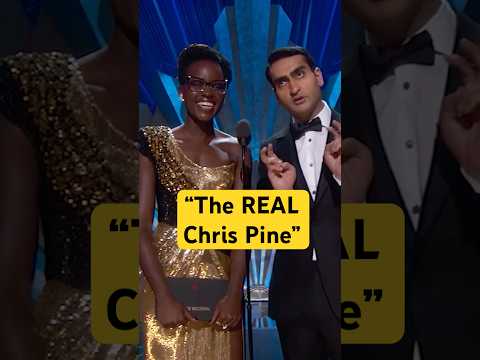 The Real Chris Pine Revealed at 90th Oscars | Lupita Nyong'o, Kumail Nanjiani