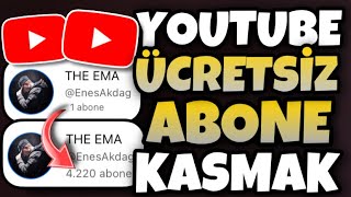 Ücretsiz Youtube 1 Dakkada 1000 Abone Hilesi 2023