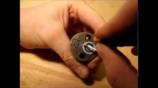 How to pick a tubular lock with out a special pick .