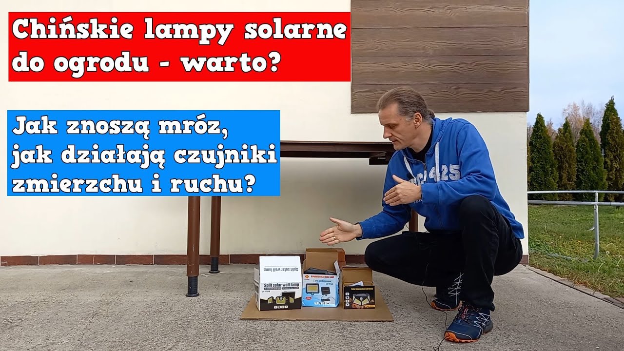 Czy warto kupić chińskie lampy solarne z allegro do oświetlenia ogrodu, podjazdu i wejścia do domu
