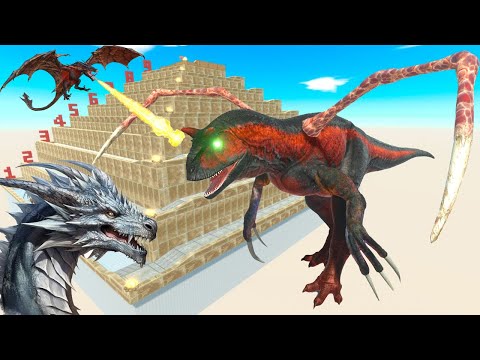 Escape From Alien Carnotaurus Dinosaur - Animal Revolt Battle Simulator