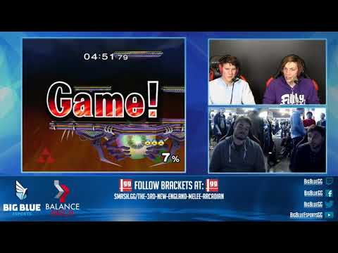NE Melee Arcadian 3 - Bootstrings (Red Sheik) vs. ASL (Blue Sheik) - SSBM Pools WQF