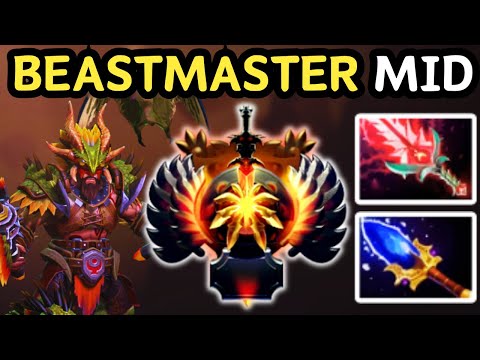🔥 CLEAN CONTROL, DEADLY DAMAGE 🧠 — BEASTMASTER MID | DOTA 2 🔥