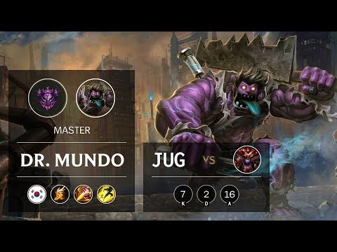 Dr. Mundo Jungle vs Shyvana - KR Master Patch 9.19