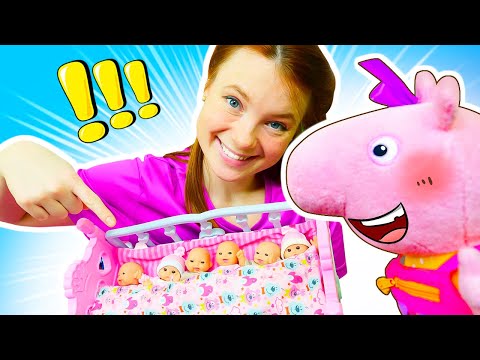 Peppa Wutz Video. Peppa ist Babysitterin. Spielspaß mit Irene