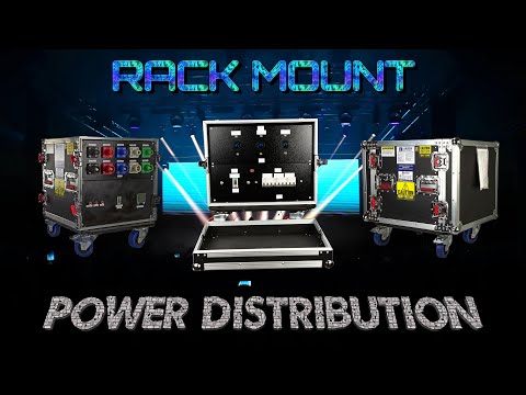 Rack Mount Power Distribution for Concert Stages, Studios, Sets and Outdoor Events