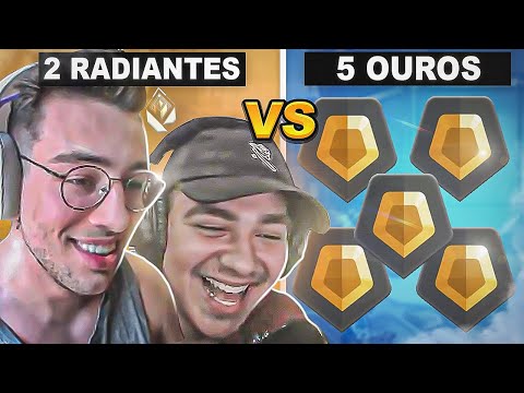 2 RADIANTES vs 5 OUROS FT. @tteuwfps  - DERAM GHOST?