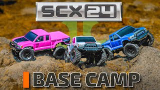 Axial SCX24 Base Camp 1:24 4WD RTR růžový