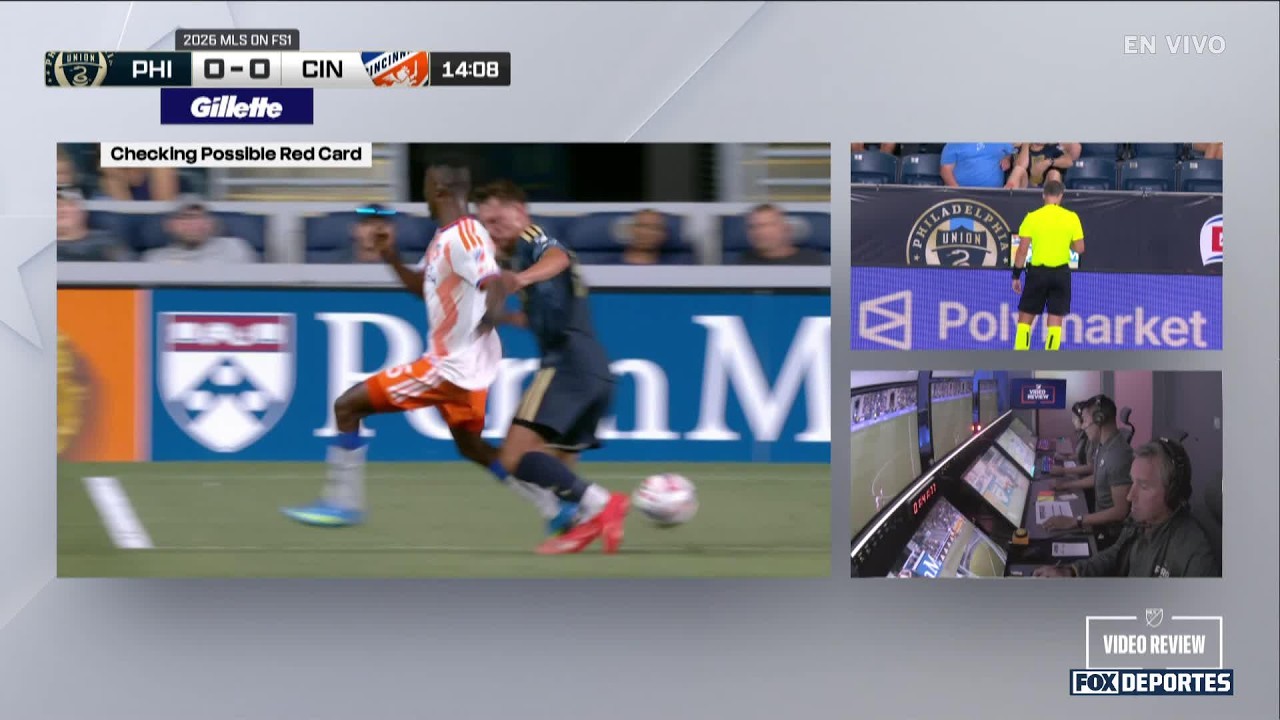 TARJETA ROJA Obinna Nwobodo | Philadelphia Union 0-0 FC Cincinnati | MLS 2026