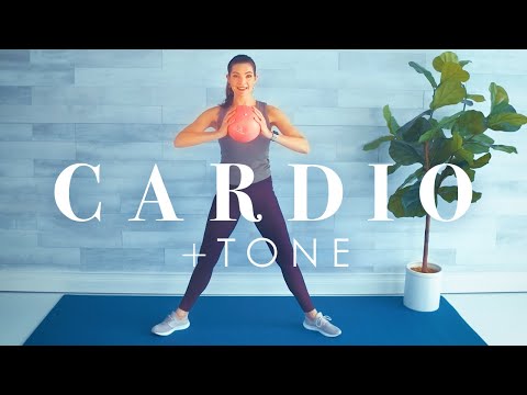 Fun Cardio & Toning Workout for Seniors & Beginners!  Low Impact Aerobic Exercise & Strength thumbnail