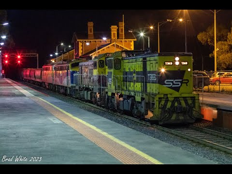 T363, P17, B76 and S317 debut the SSR 'White' Rake on 9093 to Woorinen- 3/1/23