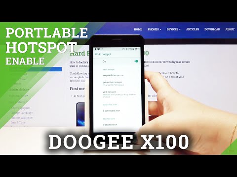 How to Enable Portable Hotspot in DOOGEE X100 – Internet Sharing Options