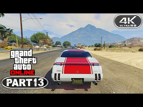 GTA Online 4K Gameplay Walkthrough Part 13 - No Commentary