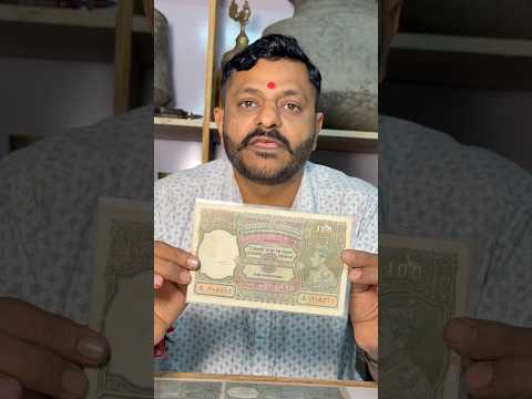 Antique 80 Year Old 100 Rupee Indian King’s Currency Note 😱 #ytshorts #shorts
