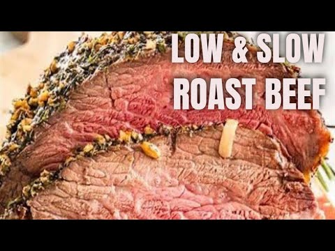 WEBER GENESIS: LOW & SLOW ROAST BEEF RECIPE