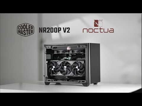All Black SFF Gaming PC Build | Cooler Master NR200P V2 : My 18L Powerhouse (Feat. Noctua)