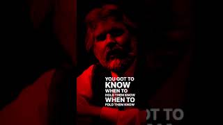 &quot;KNOW WHEN TO WALK AWAY&quot; ( #kennyrogers )
