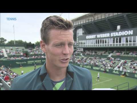 Tomas Berdych Remembers 2007 Title Run - Halle 2015