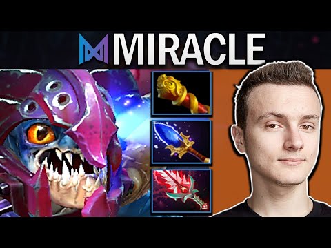 Slark Gameplay Miracle with MKB - Aghanims - Dota 2 7.32e