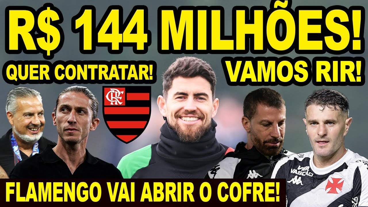144 MILHÕES! FLAMENGO VAI ABRIR O COFRE PARA TRAZER REFORÇOS! CHORORÔ DO VASCO! JOGADOR PROMOVIDO E+