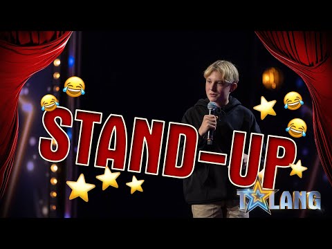 14-åriga Douglas Nörgaard superhyllas för sin stand up - Talang 2021