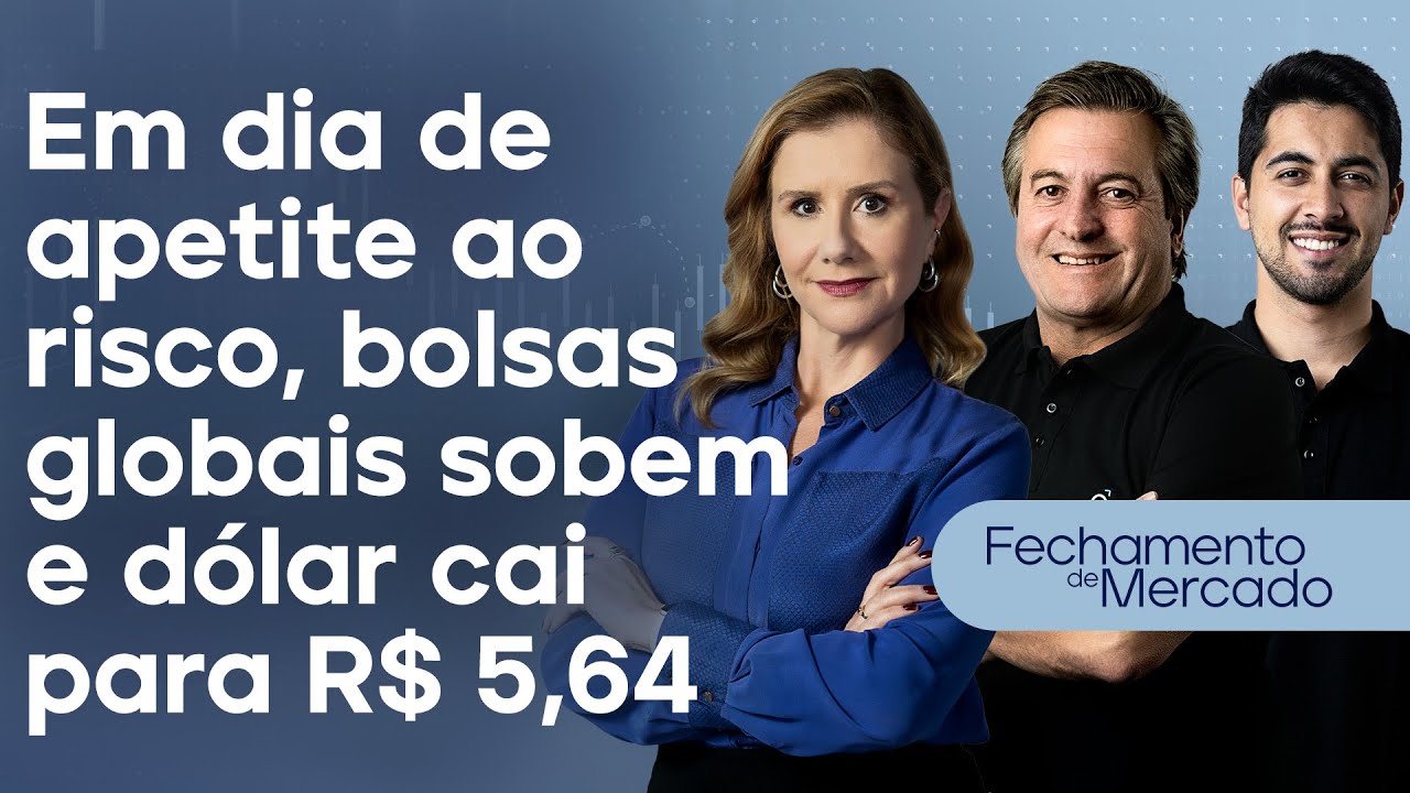 🔴 03/06/25 - DIA DE APETITE AO RISCO, BOLSAS GLOBAIS SOBEM E DÓLAR CAI | Fechamento de Mercado