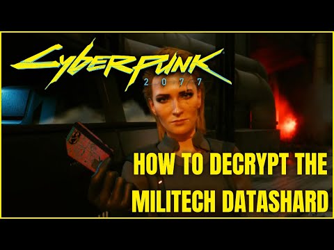 Cyberpunk 2077 | How to Decrypt the Militech Datashard for 10,000 Eddies