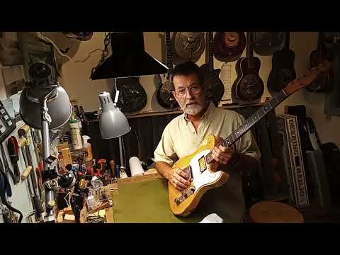 Grant MacNeill, Owner and Founder of The Twelfth Fret with Ed Bickert's Telecaster