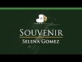 Selena Gomez - Souvenir - LOWER Key (Piano Karaoke Instrumental)