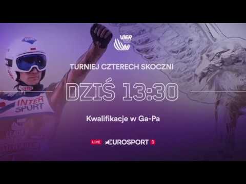 Turniej Czterech Skoczni: kwalifikacje w GaPa TYLKO w Eurosporcie 1