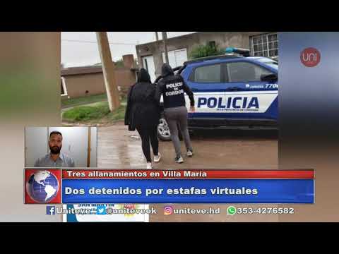 Tres detenidos por estafas virtuales