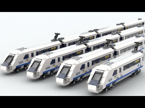 Lego 40518 High-Speed Train Stop Motion Speed Build