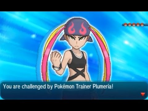 Pokémon Sun and Moon: Champion Title Defense (VS Plumeria)