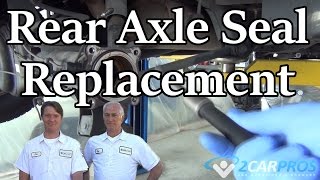 Rear Axle Seal Replacement