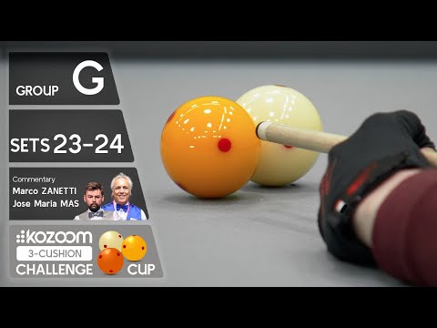 3-CUSHION Kozoom Challenge Cup - Group G - Sets 23-24