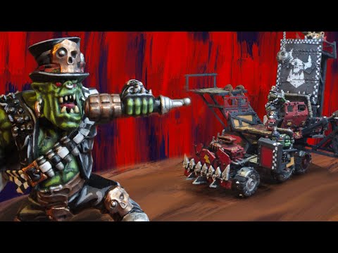 Setting the Stage: BUILDING and painting a chariot for the GOFF ROCKER// Warhammer 40k