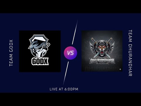 GGWP CHAMPIONSHIP SEASON 2 || CS2 || TEAM GODX VS TEAM DHURANDHAR