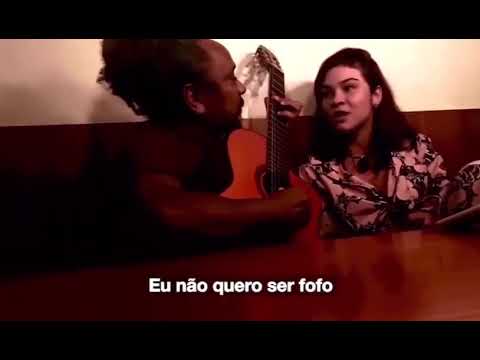 Chico César e Jade Baraldo 