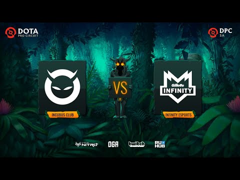 Incubus Club vs Infinity Esports, OGA DPC: SA Qualifiers, bo3, game 1 [CrystalMay & killomancer]